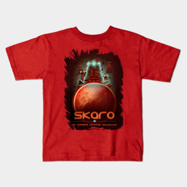 Visit Skaro! Kids T-Shirt by Omega_Man_5000